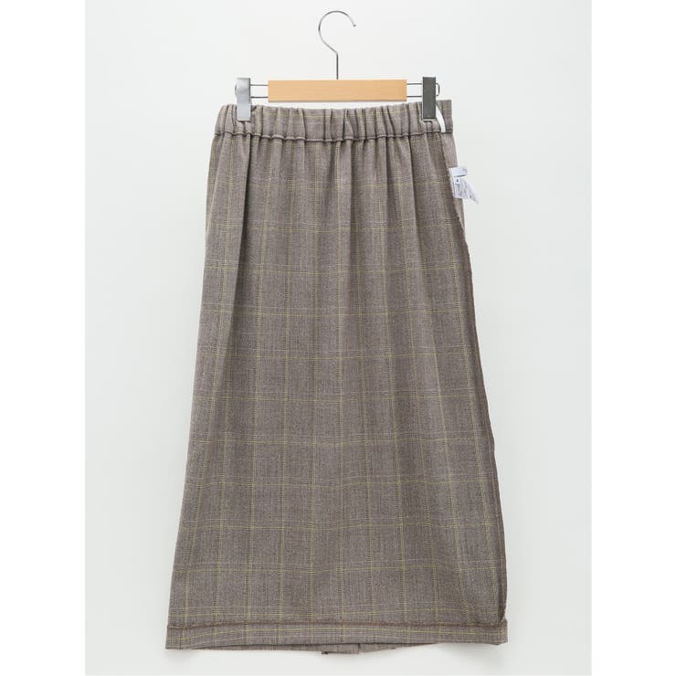 先染めチェック フロントプリーツスカート | TAKA-Q WOMEN | 詳細画像12 