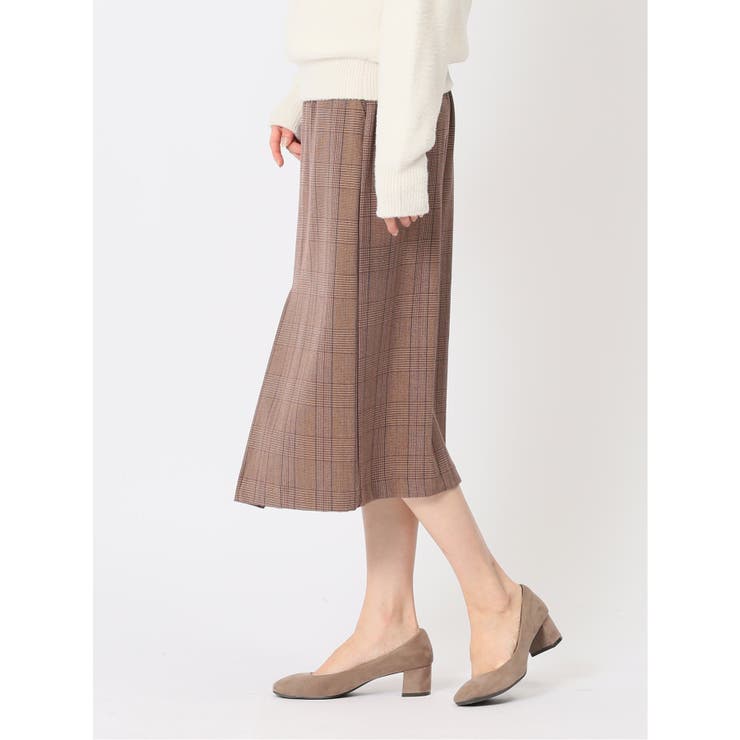 先染めチェック フロントプリーツスカート | TAKA-Q WOMEN | 詳細画像15 