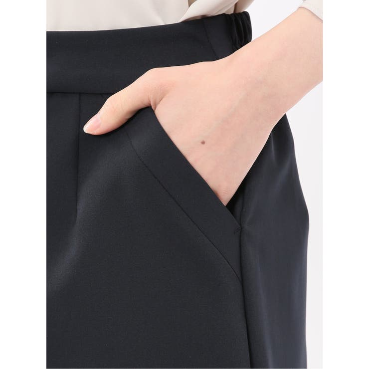 ストレッチウォッシャブル ダブルクロス Aラインスカート | TAKA-Q WOMEN | 詳細画像9 