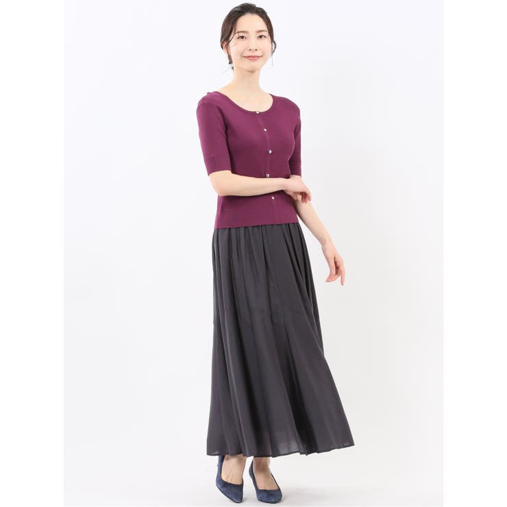 シルキーローン タックギャザースカート | TAKA-Q WOMEN | 詳細画像14 