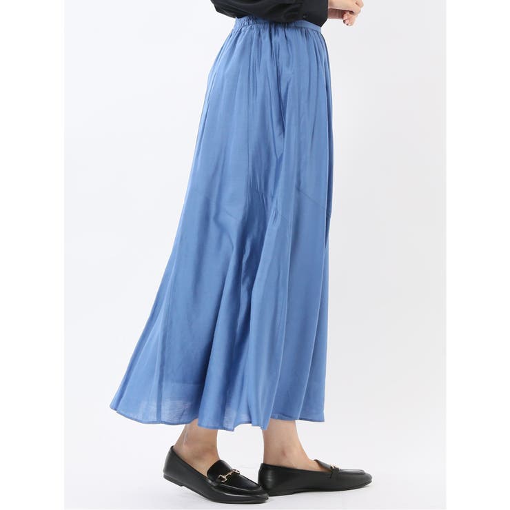 シルキーローン タックギャザースカート | TAKA-Q WOMEN | 詳細画像39 