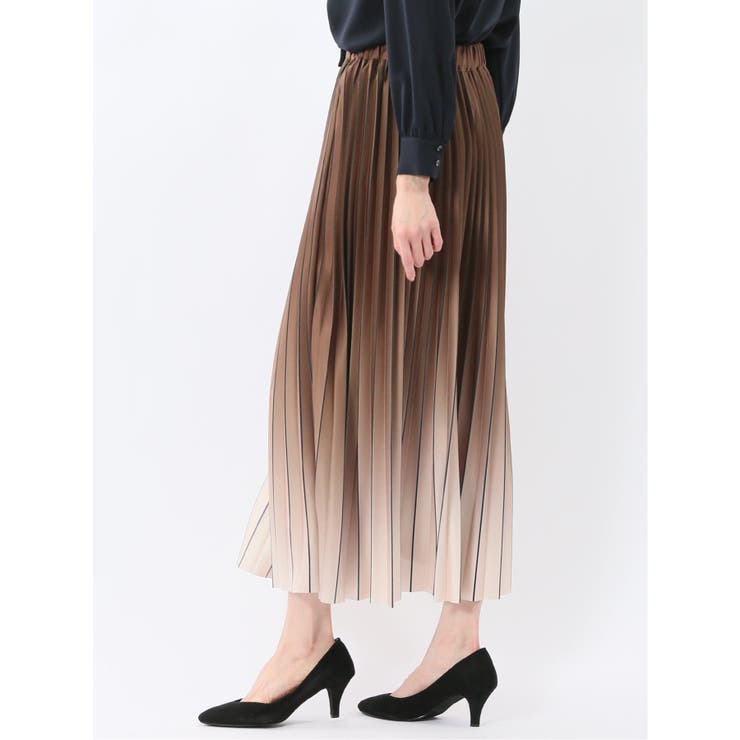 グラデーションプリーツ ロングスカート | TAKA-Q WOMEN | 詳細画像2 