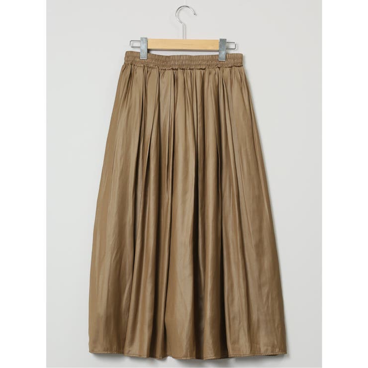 イノウェーブ/INNOWAVE コーティングサテン ギャザースカート | TAKA-Q WOMEN | 詳細画像24 