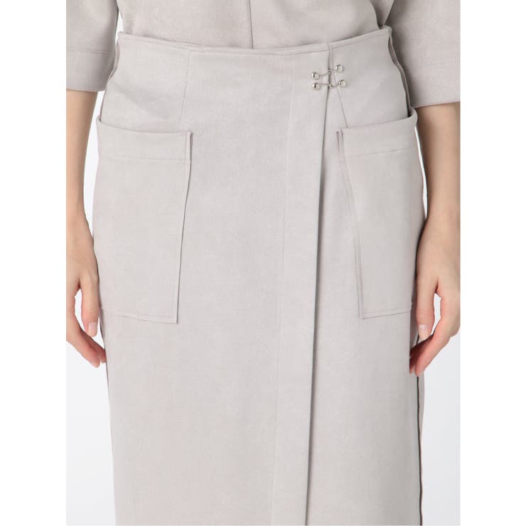 スエード調 タイトスカート(セットアップ可能) | TAKA-Q WOMEN | 詳細画像19 