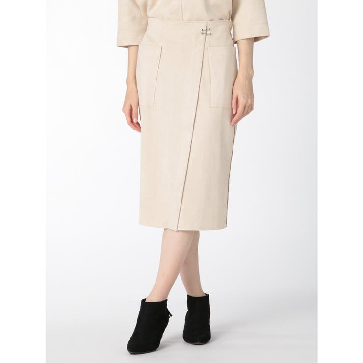 スエード調 タイトスカート(セットアップ可能) | TAKA-Q WOMEN | 詳細画像2 