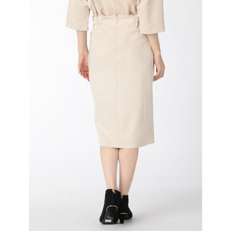 スエード調 タイトスカート(セットアップ可能) | TAKA-Q WOMEN | 詳細画像4 