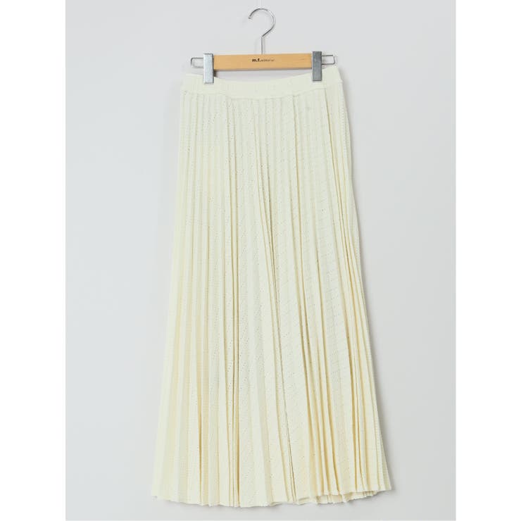 ハンチ/HUNCH カットジャガード プリーツロングスカート | TAKA-Q WOMEN | 詳細画像10 