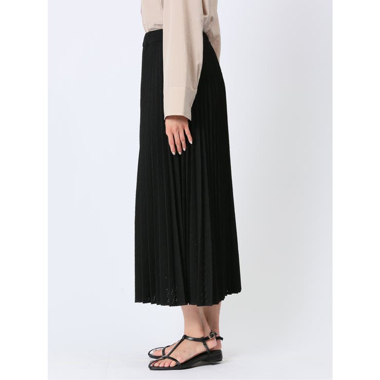 ハンチ/HUNCH カットジャガード プリーツロングスカート | TAKA-Q WOMEN | 詳細画像19 