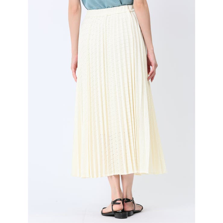 ハンチ/HUNCH カットジャガード プリーツロングスカート | TAKA-Q WOMEN | 詳細画像7 