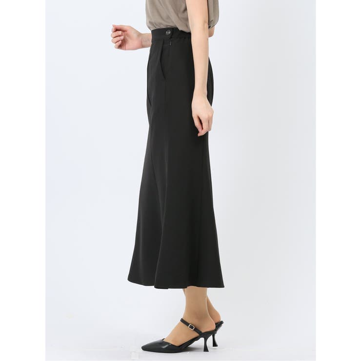 ハンチ/HUNCH 無地 リネンライク マーメイドスカート | TAKA-Q WOMEN | 詳細画像2 