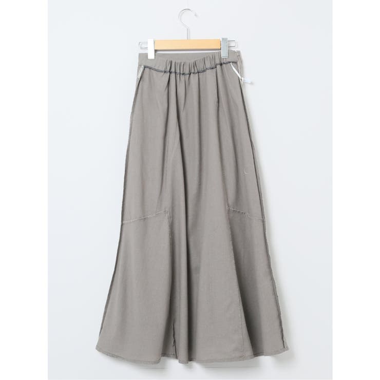 ハンチ/HUNCH 無地 フレンチリネン フレアスカート | TAKA-Q WOMEN | 詳細画像13 