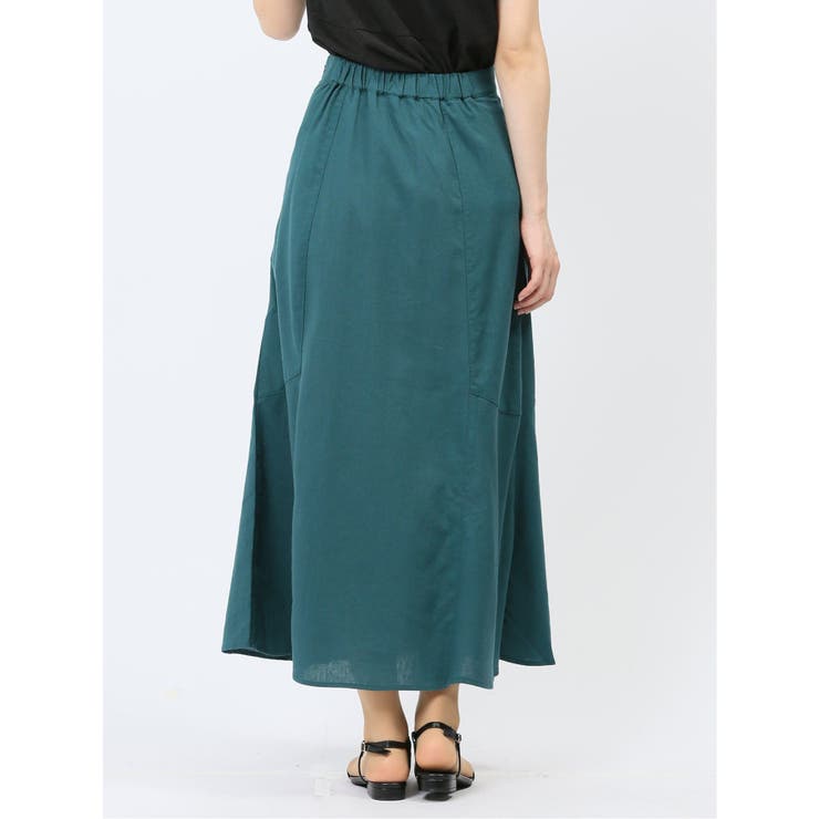 ハンチ/HUNCH 無地 フレンチリネン フレアスカート | TAKA-Q WOMEN | 詳細画像42 