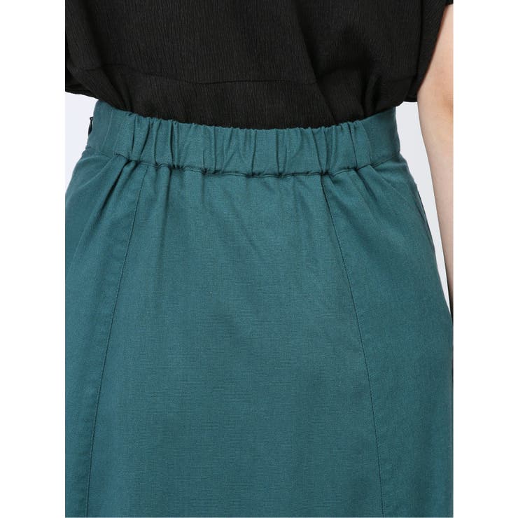 ハンチ/HUNCH 無地 フレンチリネン フレアスカート | TAKA-Q WOMEN | 詳細画像49 