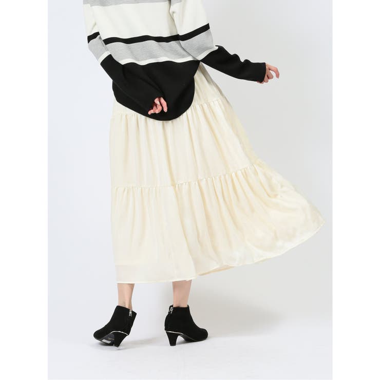 ロング ティアードスカート | TAKA-Q WOMEN | 詳細画像15 