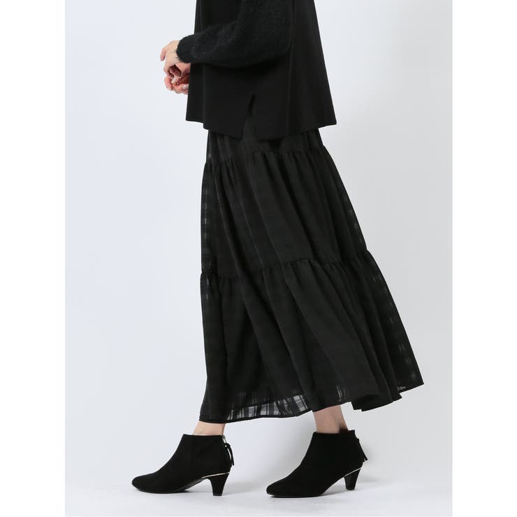 ロング ティアードスカート | TAKA-Q WOMEN | 詳細画像2 