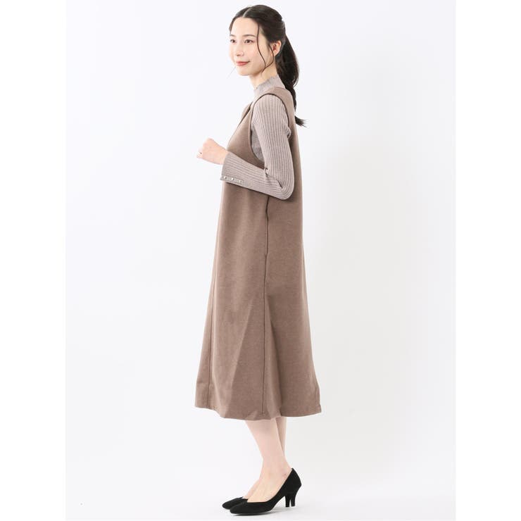 ストレッチウォッシャブル ウーリッシュ ジャンスカ(セットアップ可能) | TAKA-Q WOMEN | 詳細画像11 