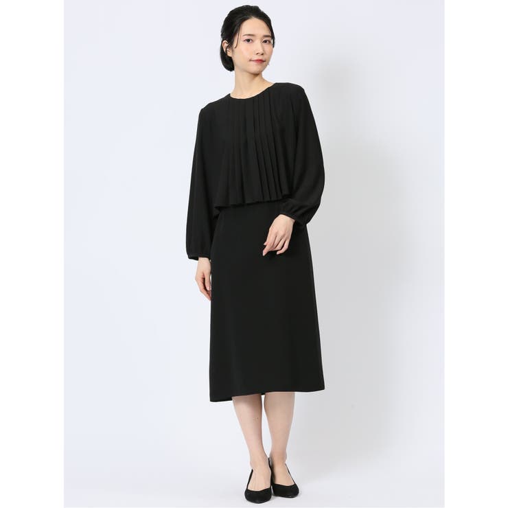 ジョーゼット タックワンピース | TAKA-Q WOMEN | 詳細画像1 