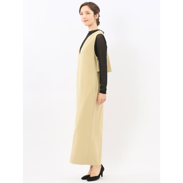 ストレッチウォッシャブル ウーリッシュ サロペット(セットアップ可能) | TAKA-Q WOMEN | 詳細画像28 