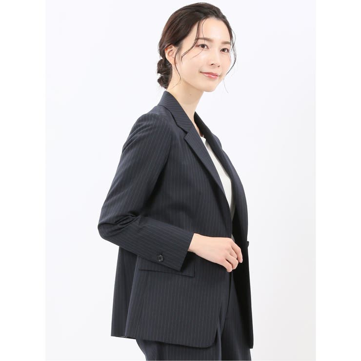 ストレッチウォッシャブル ピンスト リラクシング | TAKA-Q WOMEN | 詳細画像4 