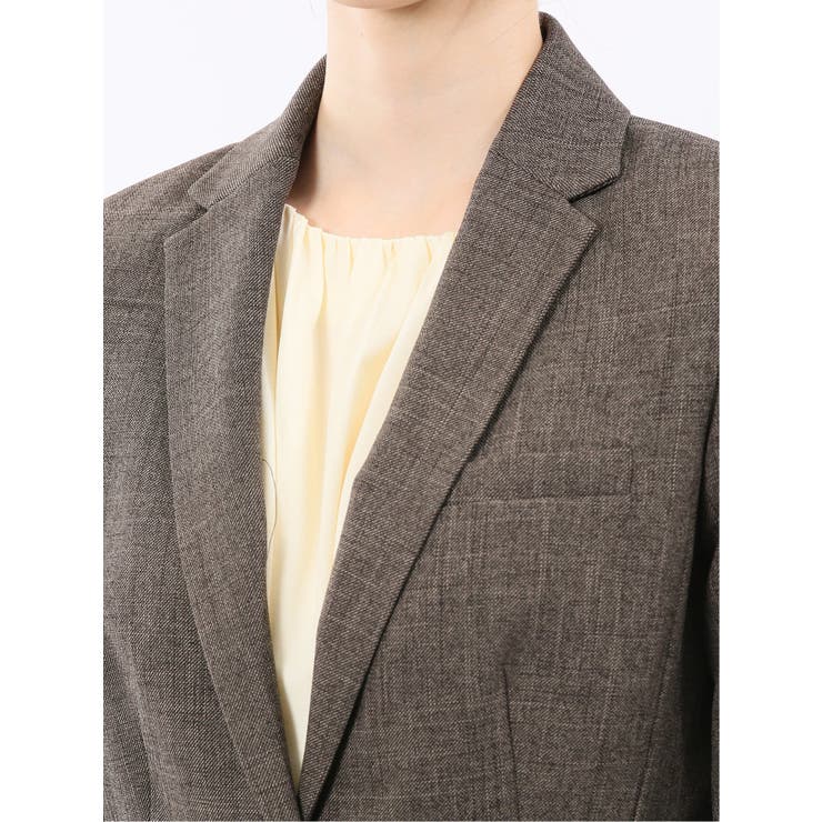 ストレッチウォッシャブル シャーク 1ボタンジャケット | TAKA-Q WOMEN | 詳細画像9 