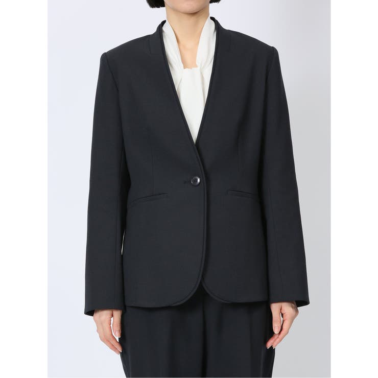 ストレッチウォッシャブル オックス カラーレスジャケット[品番：TKQJ0024636]｜TAKA-Q  WOMEN（タカキューウーマン）のレディースファッション通販｜SHOPLIST（ショップリスト）