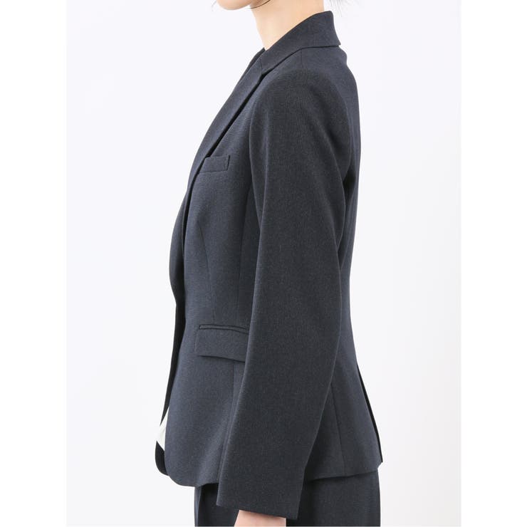 ストレッチウォッシャブル ウール調 1ボタンジャケット | TAKA-Q WOMEN | 詳細画像7 