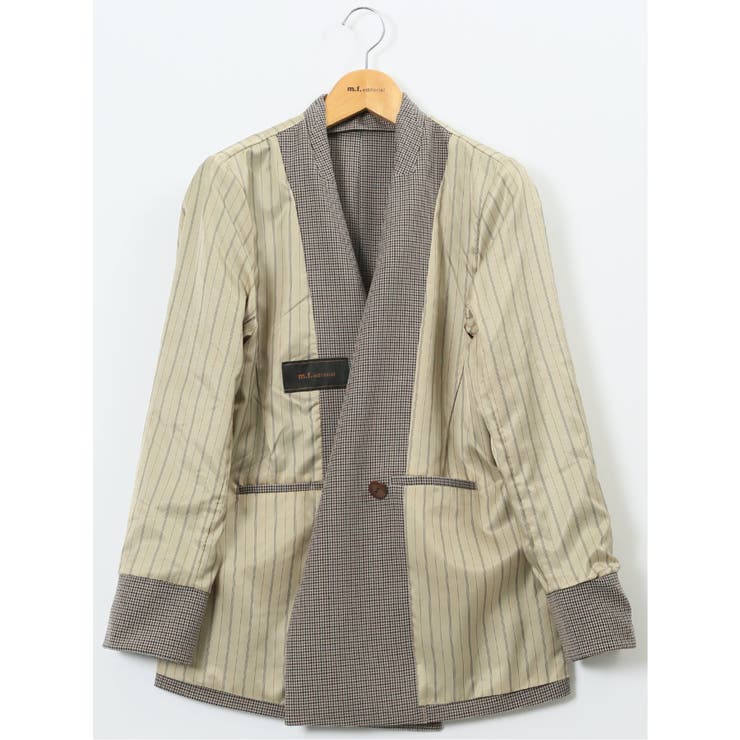 ストレッチウォッシャブル チェック柄 リラクシング ダブルジャケット | TAKA-Q WOMEN | 詳細画像11 