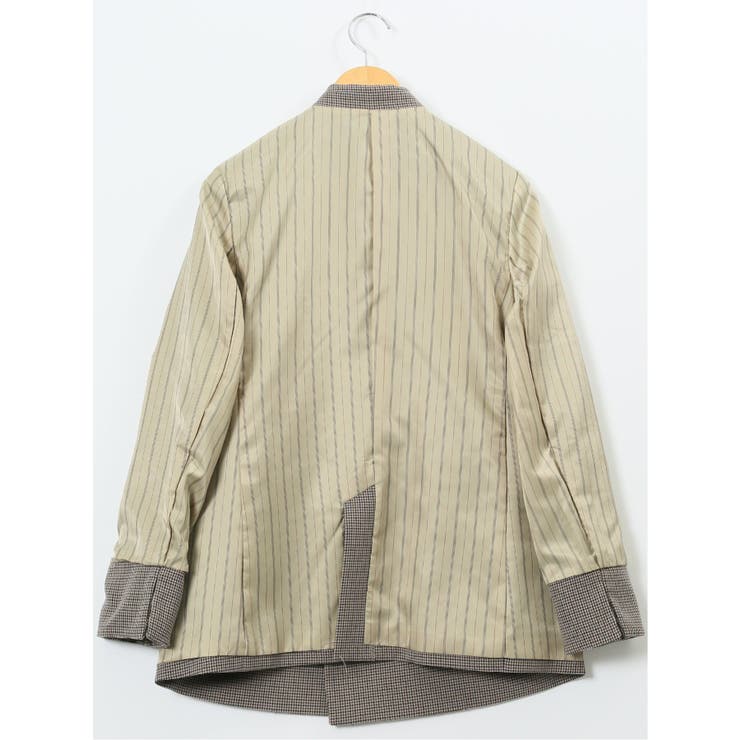 ストレッチウォッシャブル チェック柄 リラクシング ダブルジャケット | TAKA-Q WOMEN | 詳細画像12 