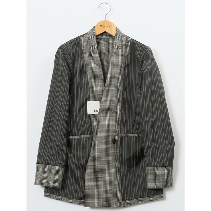 ストレッチウォッシャブル チェック柄 リラクシング ダブルジャケット | TAKA-Q WOMEN | 詳細画像11 