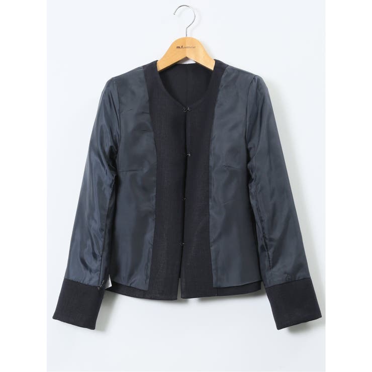 スラブシャーク ノーカラージャケット | TAKA-Q WOMEN | 詳細画像14 