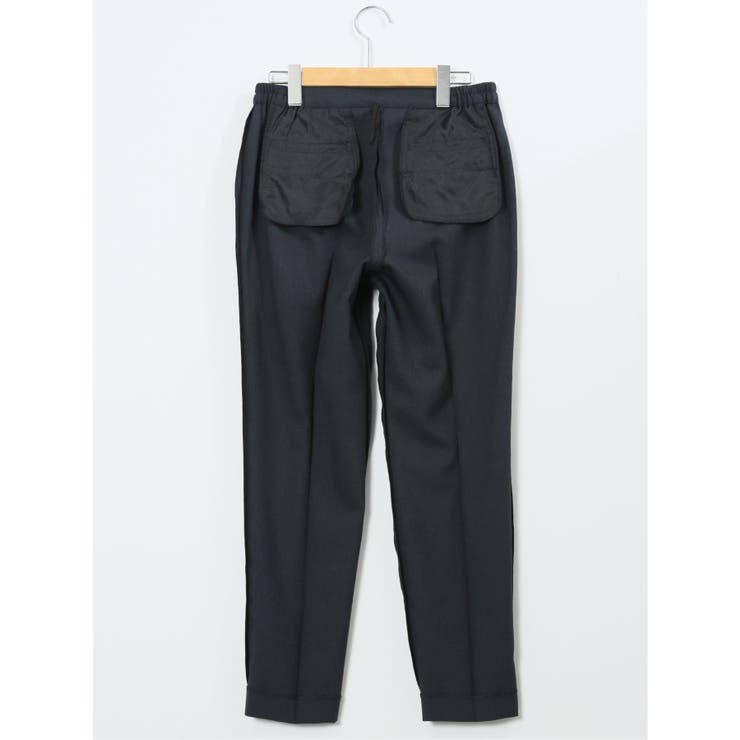 ストレッチウォッシャブル ウール調 テーパードパンツ 紺(セットアップ可能) | TAKA-Q WOMEN | 詳細画像12 