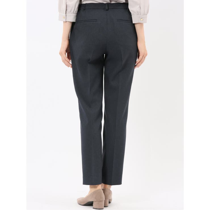 ストレッチウォッシャブル ウール調 テーパードパンツ 紺(セットアップ可能) | TAKA-Q WOMEN | 詳細画像8 