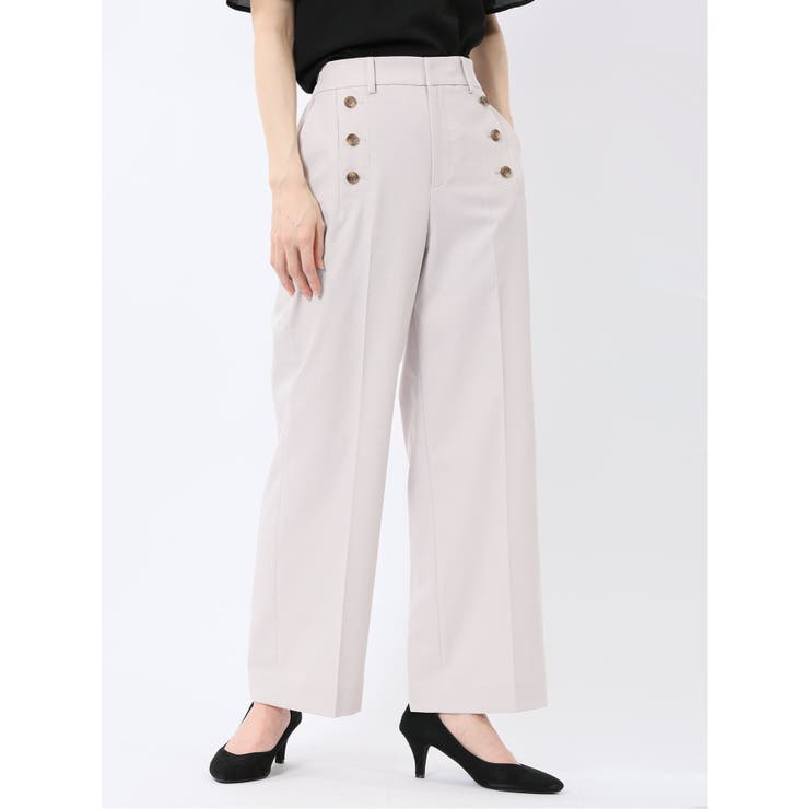 ストレッチウォッシャブル オックス ストレートパンツ | TAKA-Q WOMEN | 詳細画像1 