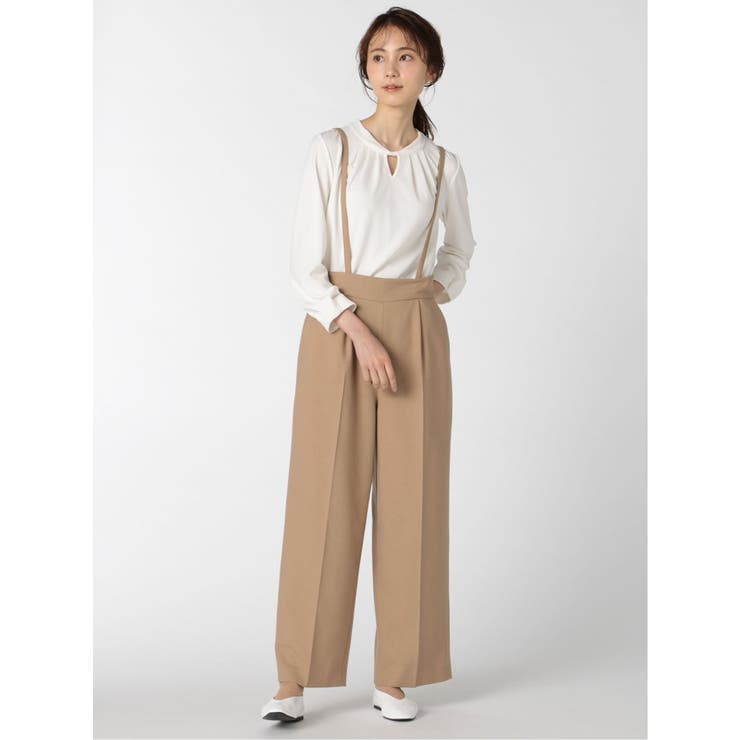 34キャメル | ウーリッシュ セットアップ ワイドパンツ キャメル | TAKA-Q WOMEN