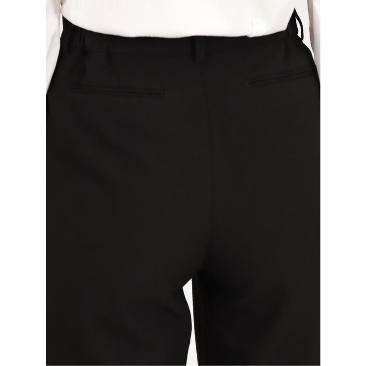 ウーリッシュ ワイドパンツ 黒(セットアップ可能)[品番 ウーリッシュ ワイドパンツ 黒(セットアップ可能)[品番