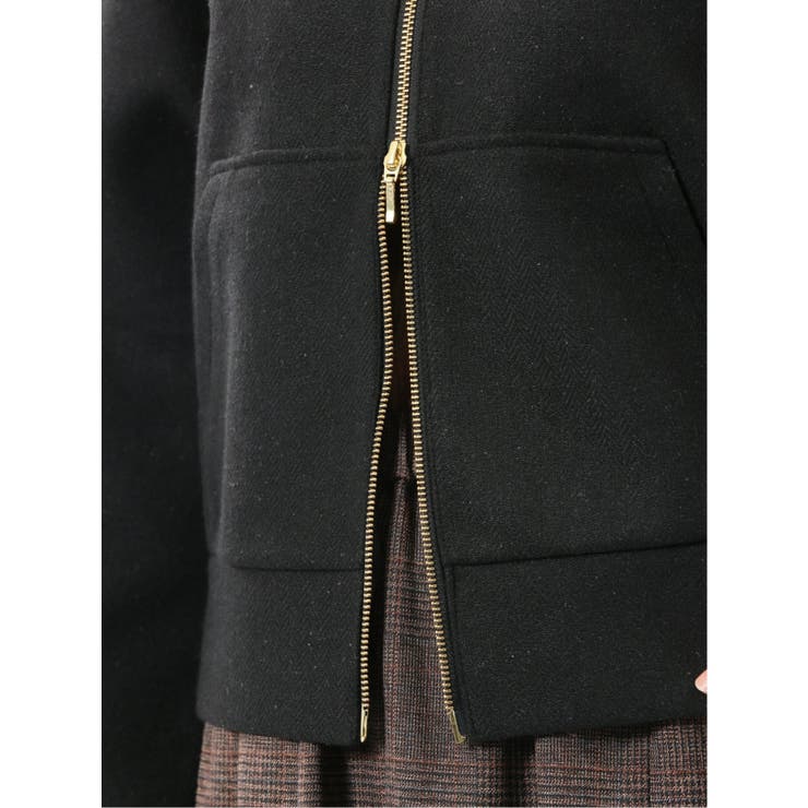 ツイードボンディング フーデッドブルゾン | TAKA-Q WOMEN | 詳細画像11 