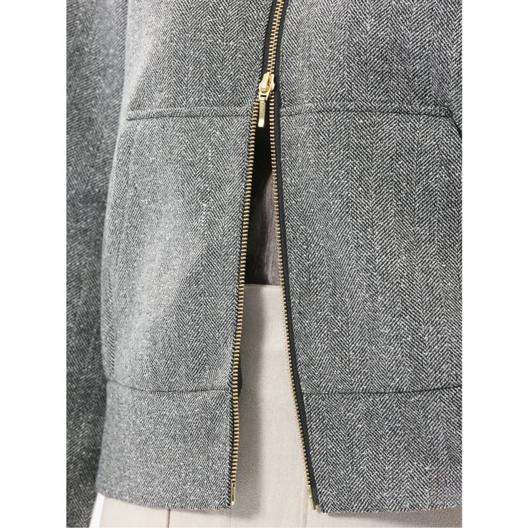 ツイードボンディング フーデッドブルゾン | TAKA-Q WOMEN | 詳細画像22 