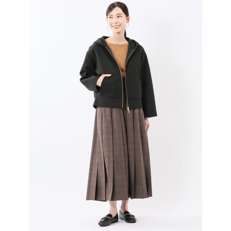 ツイードボンディング フーデッドブルゾン | TAKA-Q WOMEN | 詳細画像5 