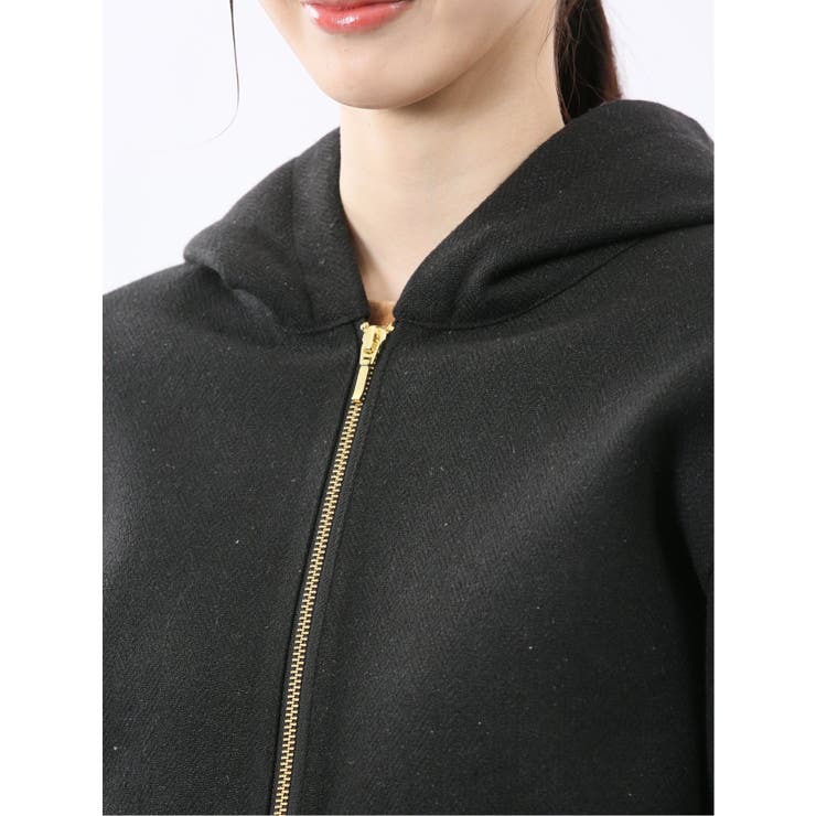 ツイードボンディング フーデッドブルゾン | TAKA-Q WOMEN | 詳細画像9 