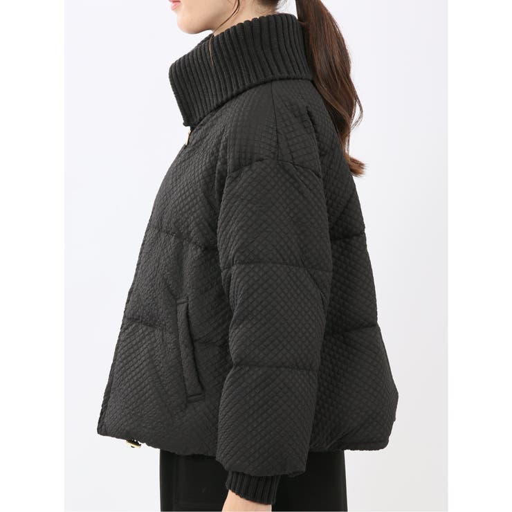 衿ニット エンボス ショートダウン | TAKA-Q WOMEN | 詳細画像7 