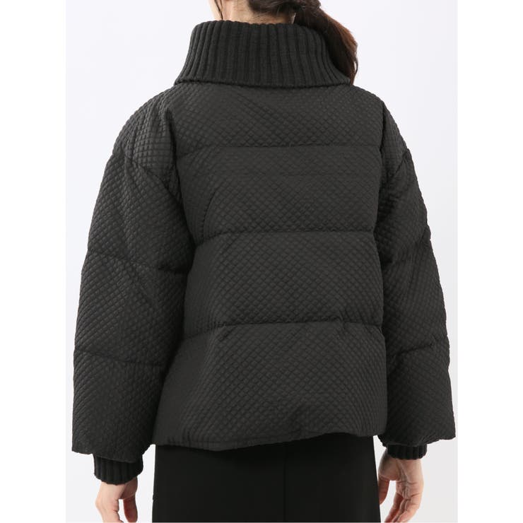 衿ニット エンボス ショートダウン | TAKA-Q WOMEN | 詳細画像8 