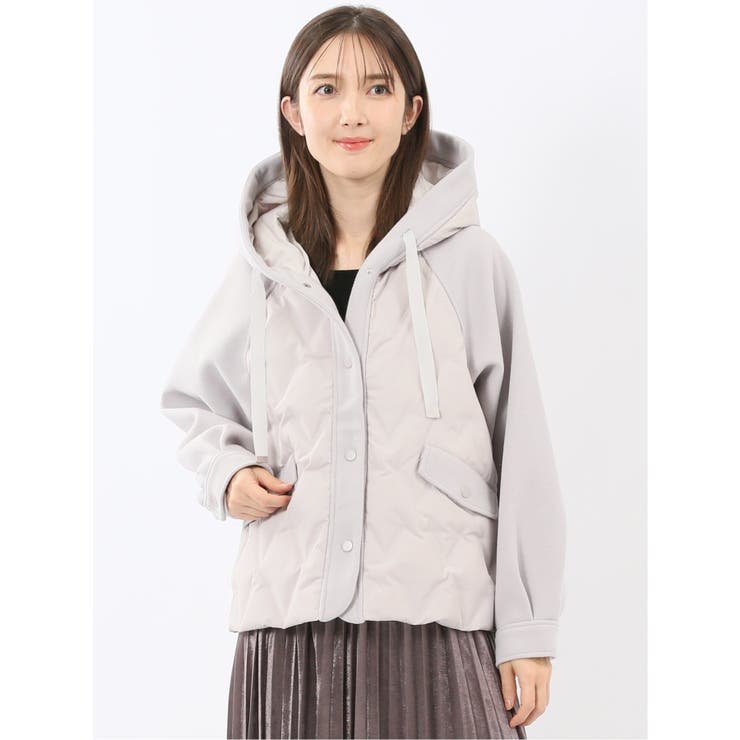 メルトン切替 ステッチレスダウン | TAKA-Q WOMEN | 詳細画像1 