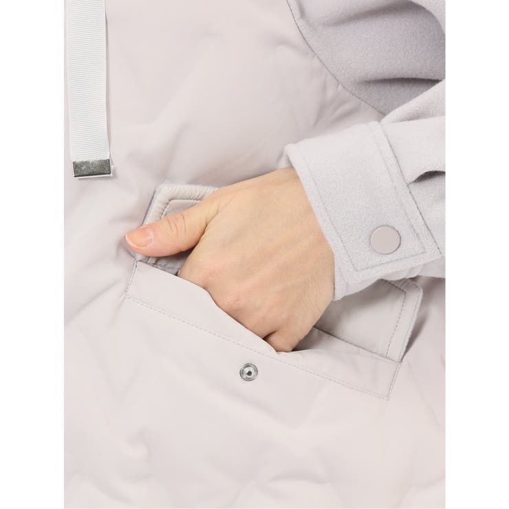 メルトン切替 ステッチレスダウン | TAKA-Q WOMEN | 詳細画像10 