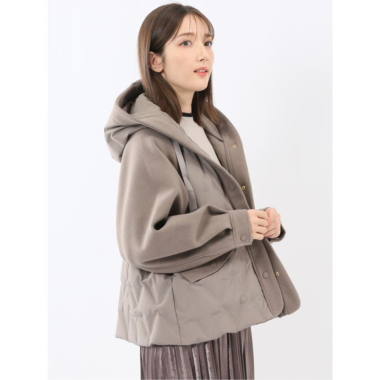 メルトン切替 ステッチレスダウン | TAKA-Q WOMEN | 詳細画像17 