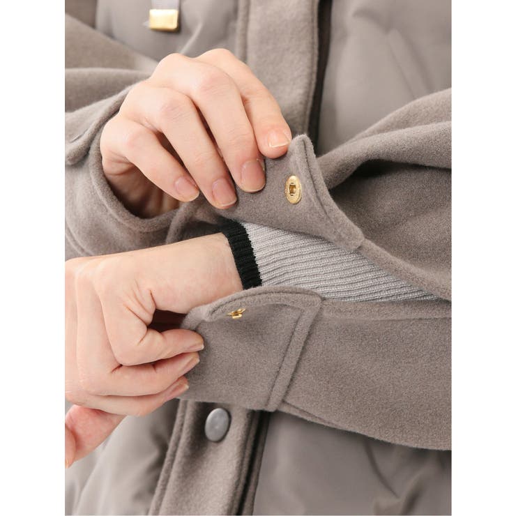 メルトン切替 ステッチレスダウン | TAKA-Q WOMEN | 詳細画像24 