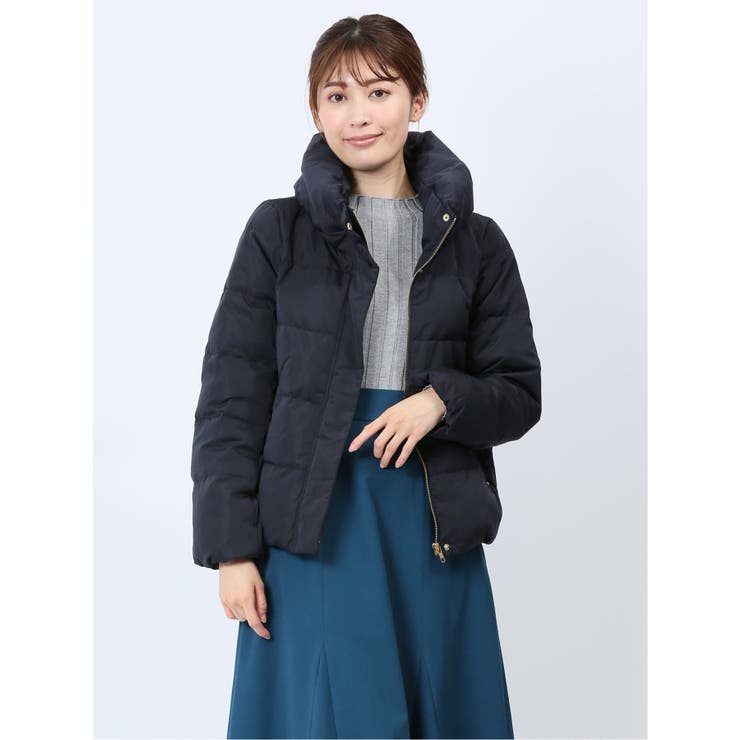 スタンドカラー ショートダウン[品番：TKQJ0020747]｜TAKA-Q WOMEN