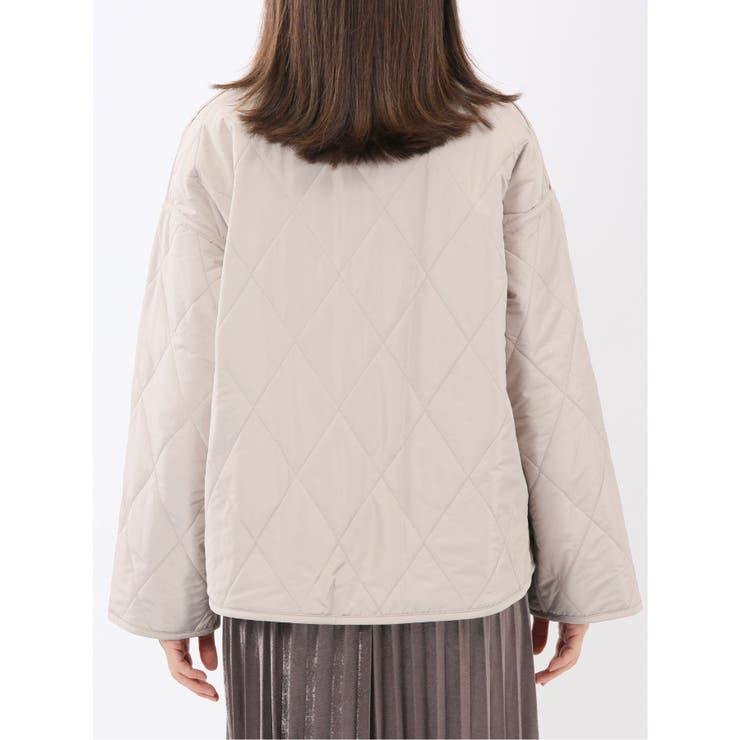 ファー×キルト リバーシブル ショート中綿ブルゾン | TAKA-Q WOMEN | 詳細画像13 