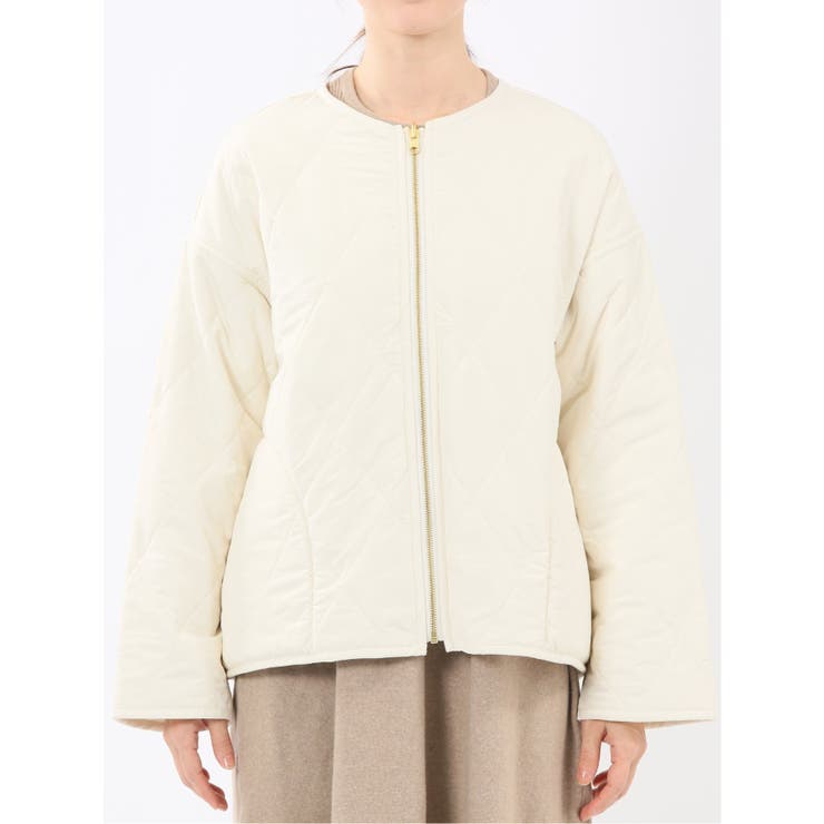 ファー×キルト リバーシブル ショート中綿ブルゾン | TAKA-Q WOMEN | 詳細画像21 