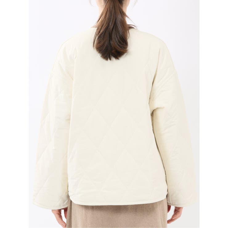 ファー×キルト リバーシブル ショート中綿ブルゾン | TAKA-Q WOMEN | 詳細画像22 