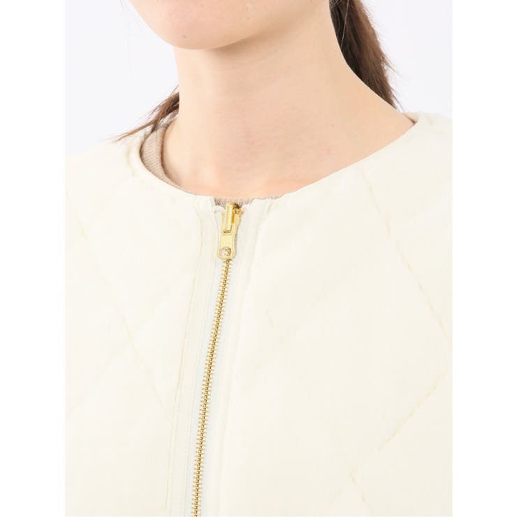 ファー×キルト リバーシブル ショート中綿ブルゾン | TAKA-Q WOMEN | 詳細画像23 